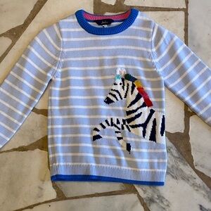Joules zebra sweater